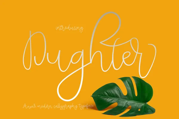 Dughter Font by Rt Creative β Script Handwritten Font