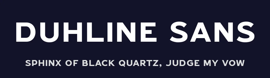 Duhline Sans by Edignwn Type — Sans Serif Font — thumbnail 2