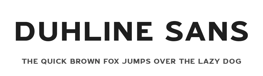 Duhline Sans by Edignwn Type — Sans Serif Font