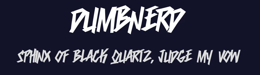 Dumbnerd by Wallace Chao — Script Handwritten Font — thumbnail 2