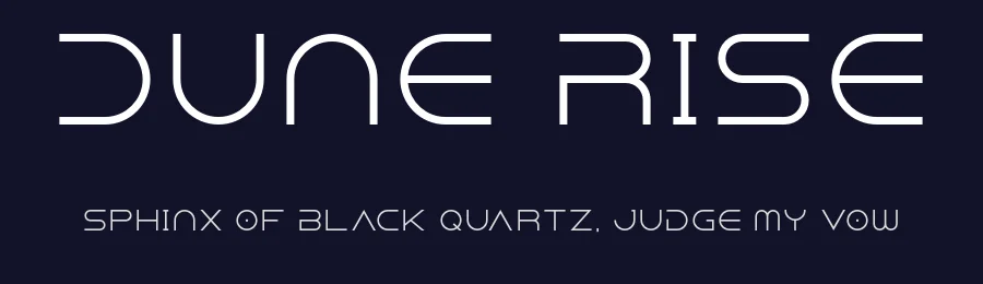 Dune Rise by Fontswan — Display Font — thumbnail 2