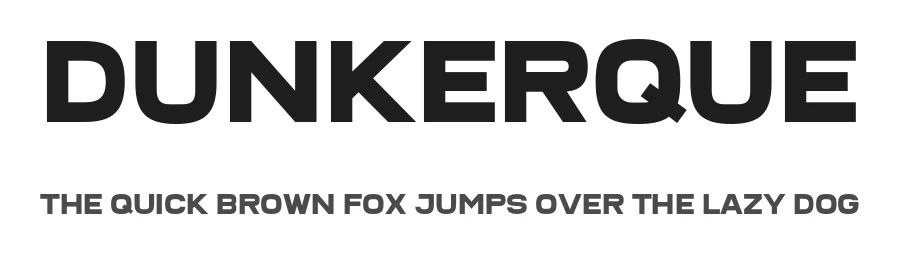 Dunkerque by HENRIavecunK Type Co — Sans Serif Font