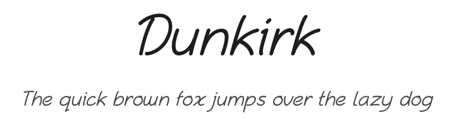 Dunkirk by SummitType — Decorative Font