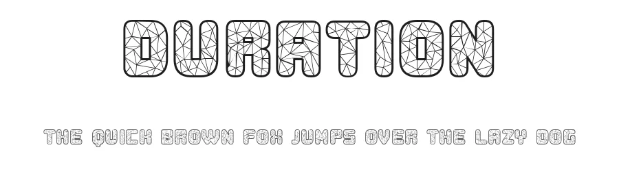 Duration by Vladimir Nikolic — Decorative Font