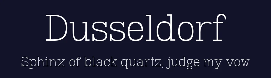 Dusseldorf by Eva Surany — Serif Font — thumbnail 2