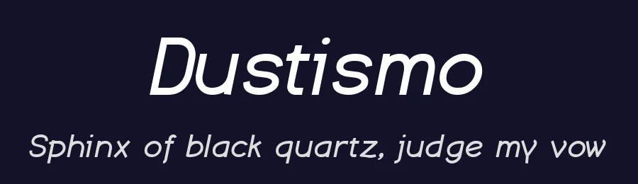 Dustismo by Cheapskate Fonts — Sans Serif Font — thumbnail 2