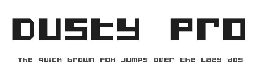 Dusty Pro by Aleksandr Savenkov — Display Font