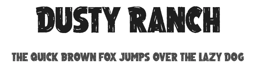 Dusty Ranch by Guaraldo Fonts — Decorative Font