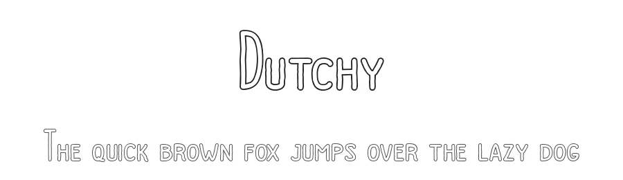 Dutchy by Craft Supply Co. — Decorative Font