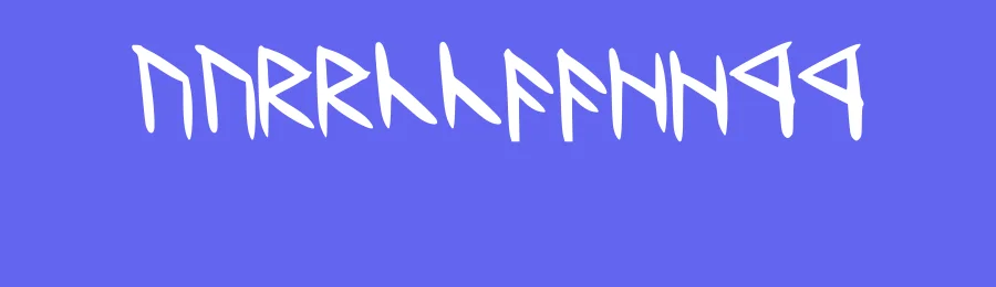 Dwarvinian by Justin Carver — Dingbats Font — thumbnail 3