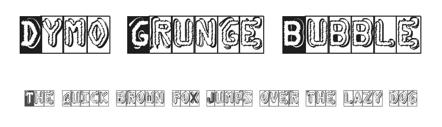 Dymo Grunge Bubble