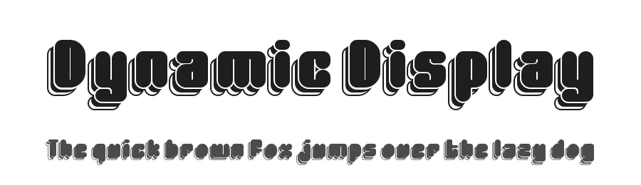 Dynamic Display by PutraCetol Studio β Sans Serif Font