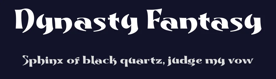 Dynasty Fantasy by TypeClassHeroes — Blackletter Font — thumbnail 2