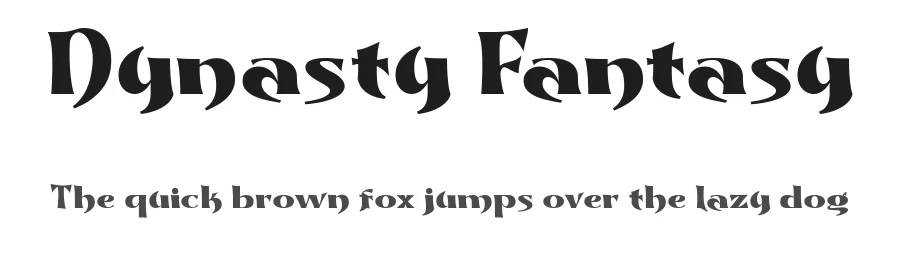 Dynasty Fantasy by TypeClassHeroes — Blackletter Font