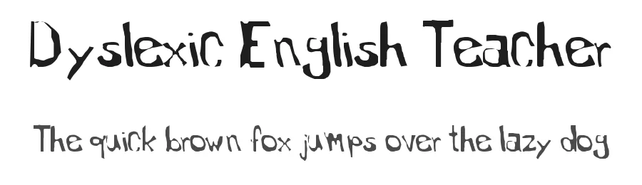 Dyslexic English Teacher