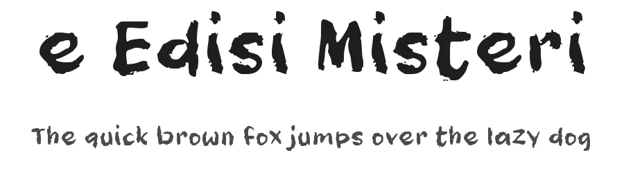 e Edisi Misteri