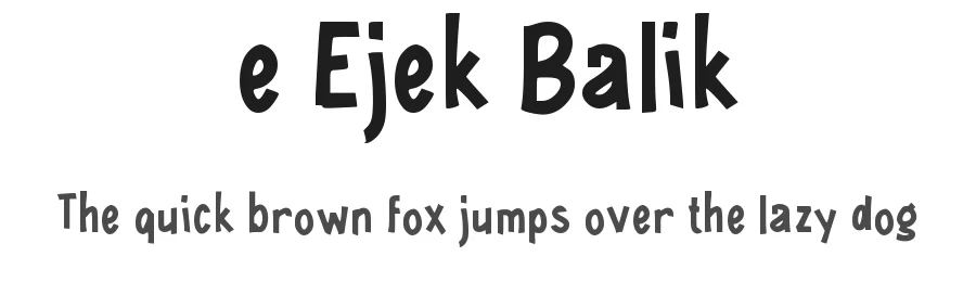 e Ejek Balik