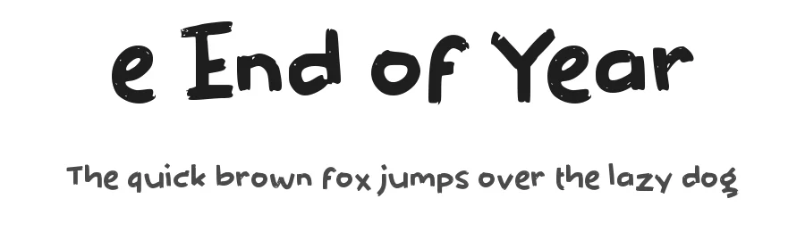 e End of Year