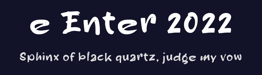 e Enter 2022 by wepfont.com — Script Handwritten Font — thumbnail 2