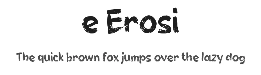 e Erosi