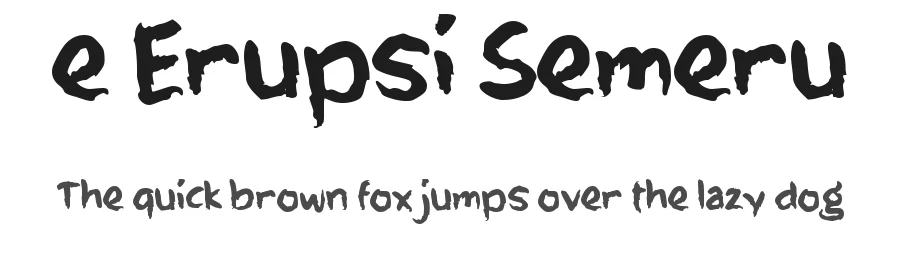 e Erupsi Semeru