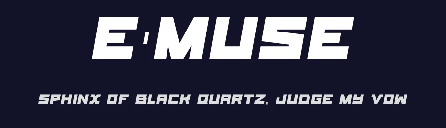 E-Muse by Don Marciano — Display Font — thumbnail 2