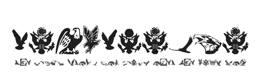 Eaglemania by Iconian Fonts — Dingbats Font