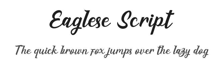 Eaglese Script