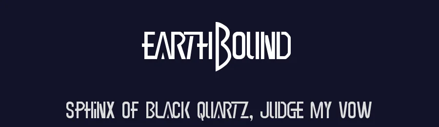 EarthBound by Jayde Garrow — Display Font — thumbnail 2
