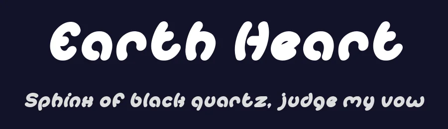 Earth Heart by weknow — Decorative Font — thumbnail 2