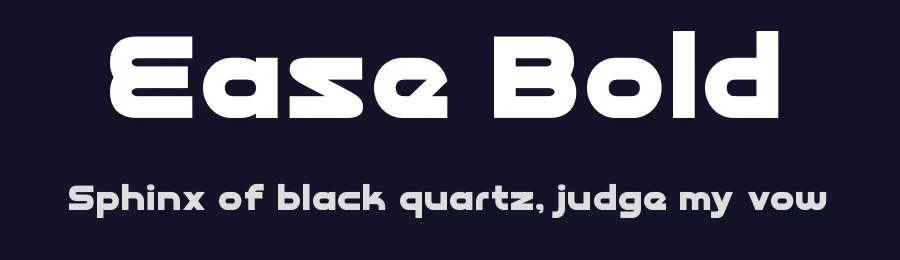 Ease Bold by Denustudios — Sans Serif Font — thumbnail 2