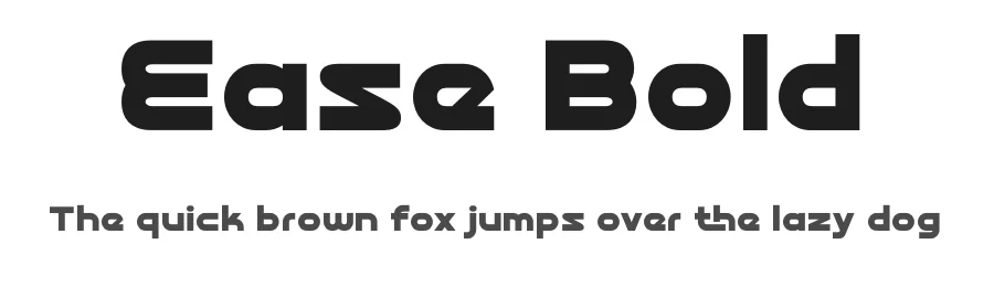 Ease Bold by Denustudios — Sans Serif Font