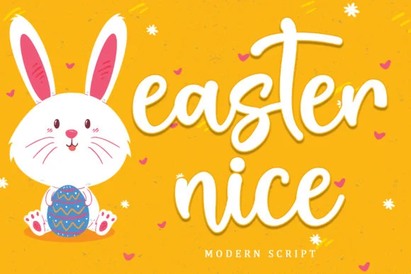Easter Nice Font by Sakha Design — Script Handwritten Font