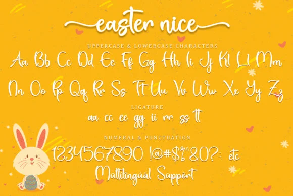 Easter Nice Font by Sakha Design — Script Handwritten Font — thumbnail 7