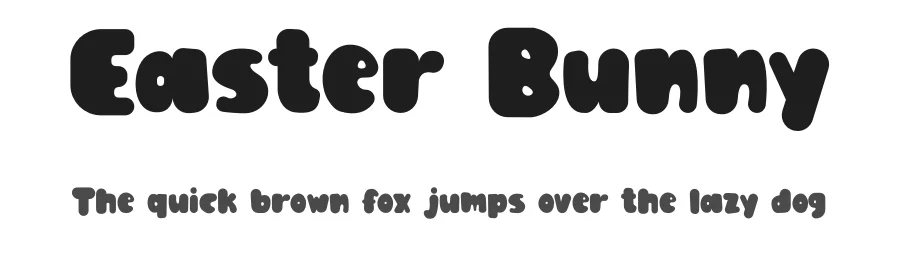Easter Bunny by Erik Studio — Decorative Font