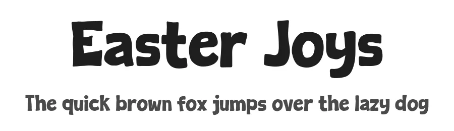 Easter Joys