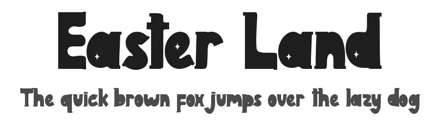 Easter Land by Yoga Letter — Decorative Font