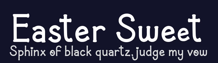 Easter Sweet by AEN Creative Studio — Decorative Font — thumbnail 2