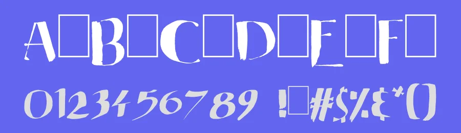 Eastern Brush by imagex — Decorative Font — thumbnail 3