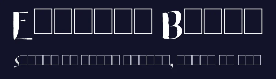 Eastern Brush by imagex — Decorative Font — thumbnail 2