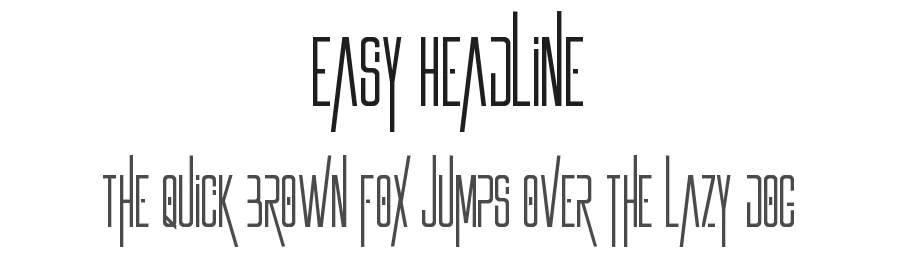 Easy Headline