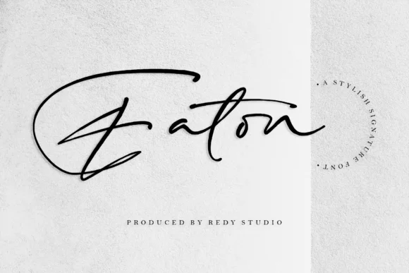 Eaton Font by RedyStudio — Script Handwritten Font