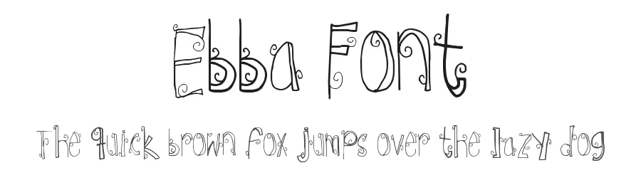 Ebba Font