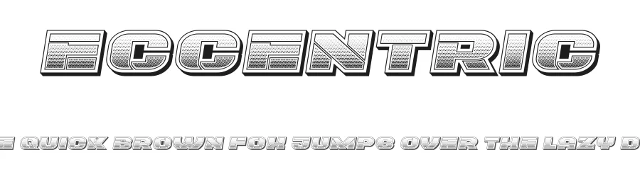 Eccentric by Vladimir Nikolic — Decorative Font