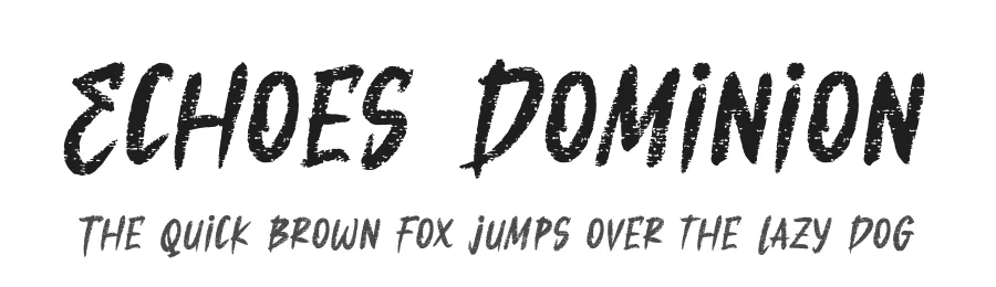 Echoes Dominion by Denustudios — Script Handwritten Font