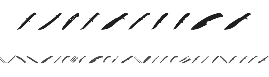 Edgebat TFB by zanatlija — Dingbats Font