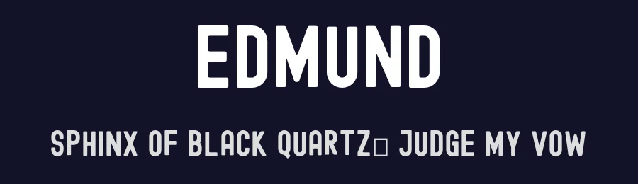 Edmund by Graphicfresh — Sans Serif Font — thumbnail 2