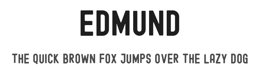 Edmund by Graphicfresh — Sans Serif Font
