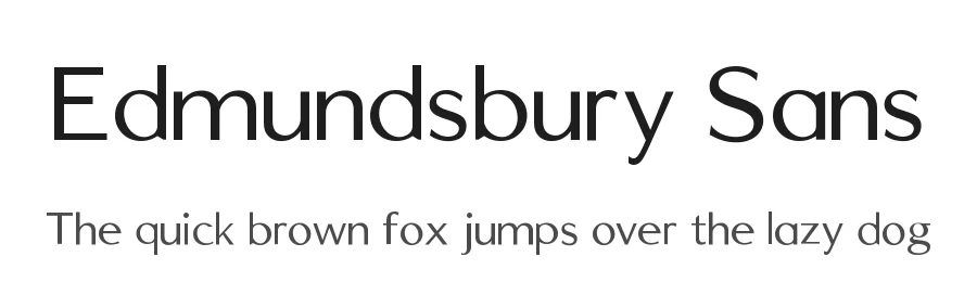 Edmundsbury Sans by Steve Gardner — Sans Serif Font