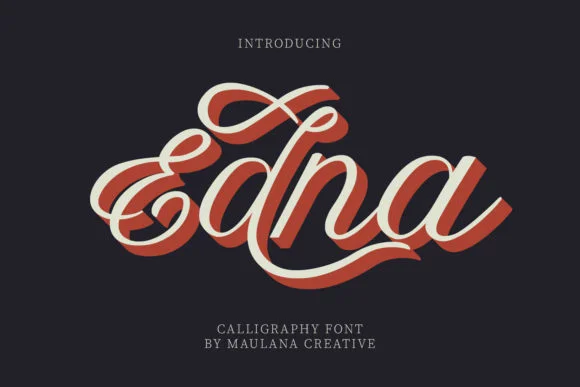 Edna Font by Maulana Creative — Script Handwritten Font